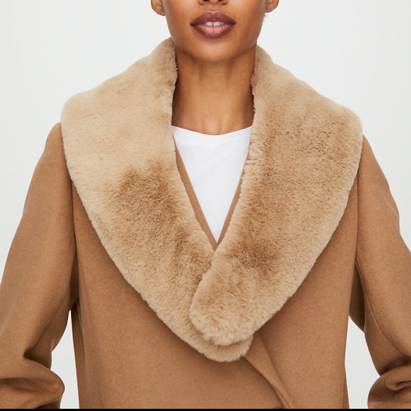 ARITZIA Auxiliary Short Faux Fur Collar - Picture 1 of 4